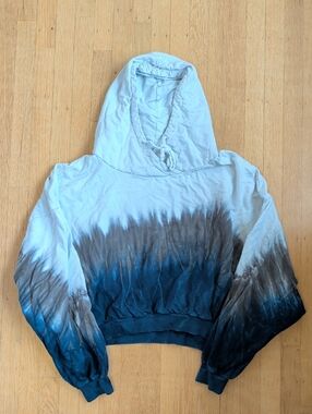 Young Fabulous & Broke Light Gray Hooded Crop Sweatshirt